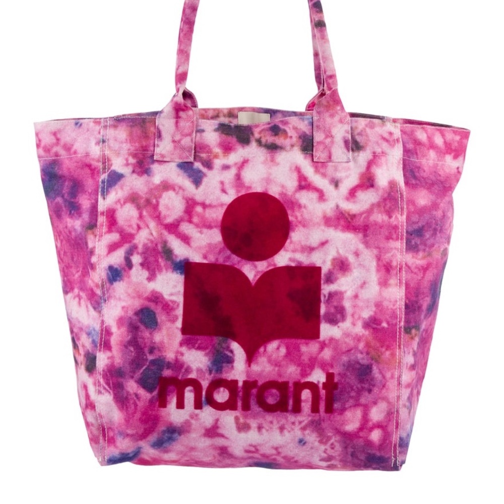 Isabel Marant Yenky Tie-Dye Canvas Tote Bag like new